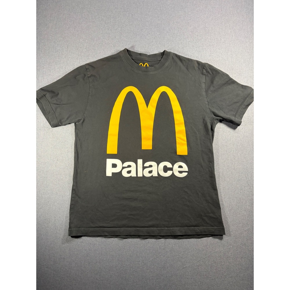 Palace McDonalds Golden Arches Logo T-Shirt Black Mens Large Streetwear Tee
